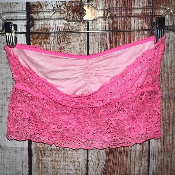 PINK Victorias Secret lace bandeau size Large - Picture 9 of 9
